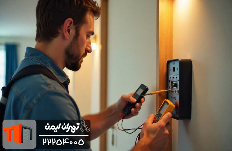 هزینه تعمیر و تعویض سیم کشی آیفون تصویری 