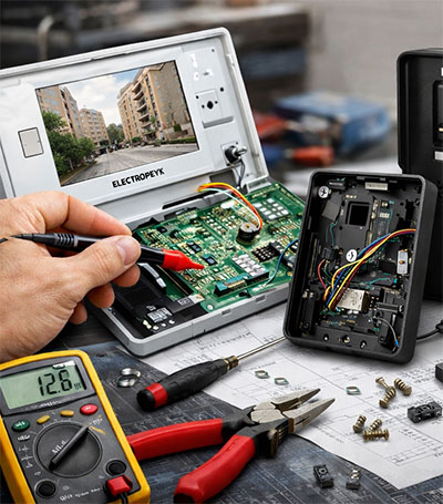 تعمیر آیفون تصویری الکتروپیک