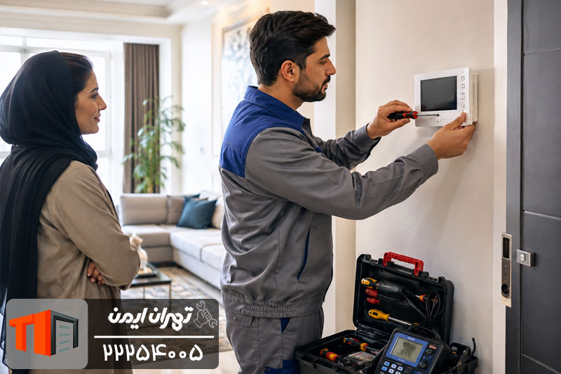 خدمات در محل آیفون تصویری سیماران در شهریار 