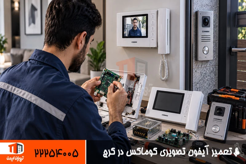 تعمیر آیفون تصویری کوماکس در کرج