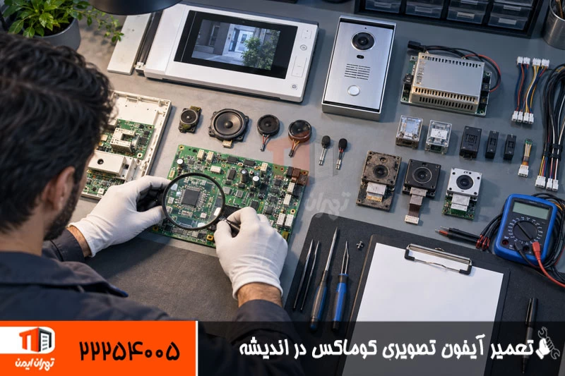 تعمیر آیفون تصویری کوماکس در اندیشه