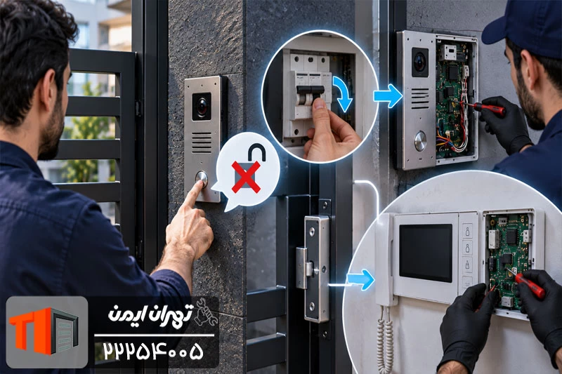 مشکلات رایج آیفون تصویری کوماکس