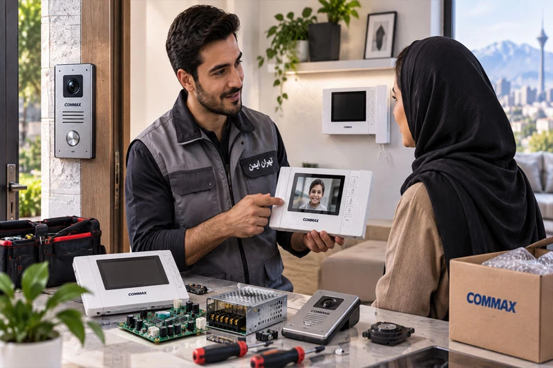 تعمیر آیفون تصویری کوماکس در شهریار
