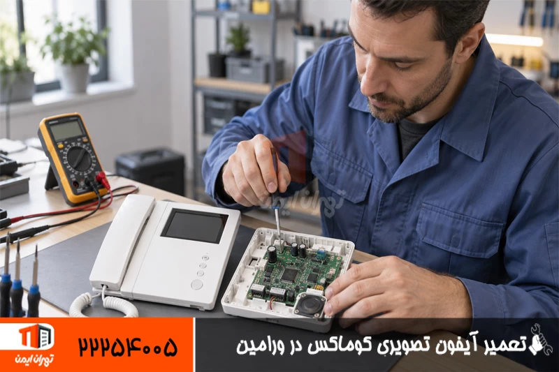 تعمیر آیفون تصویری کوماکس در ورامین