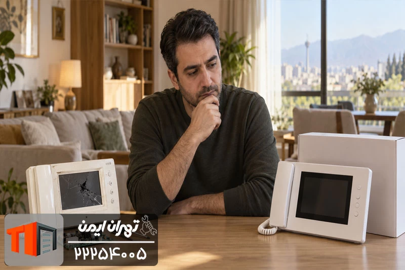 تعمیر آیفون تصویری یونیبل بهتر است یا تعویض آن؟
